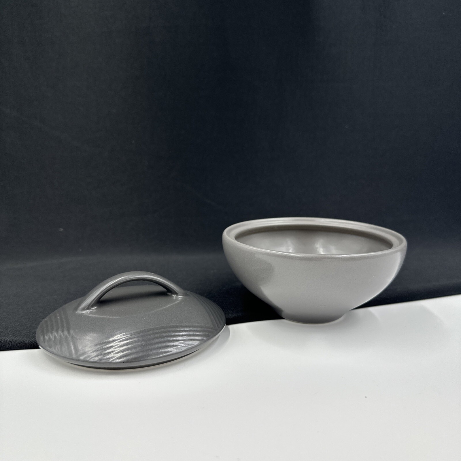 Mikasa Inner Peace CW305 (1) 2 1/8” Sugar Bowl & Lid Earthenware •PRISTINE•