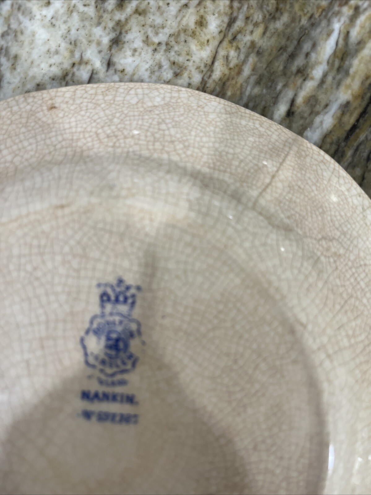 Antique Vtg Doulton of Burslem Salad Plate NANKIN 7 3/8″ circa 1912