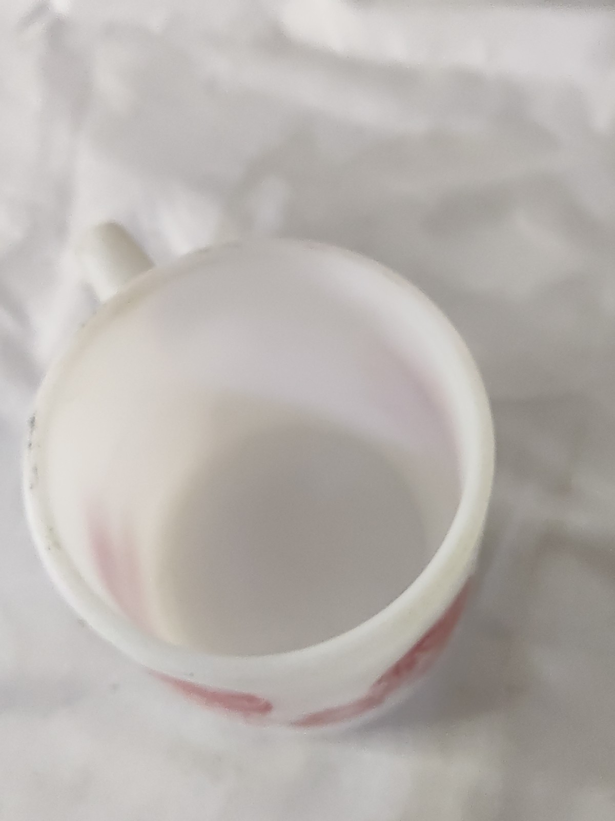 The Beatles YEA! YEA ! FEDERAL USA Milk Glass Coffee Cup mug RARE Fan 4