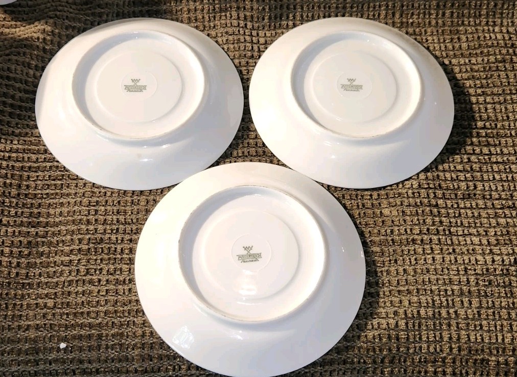 MITTERTEICH BAVARIA Gold Trimmed Porcelain Coffee Pot Sugar Creamer 3 Cups + Sc