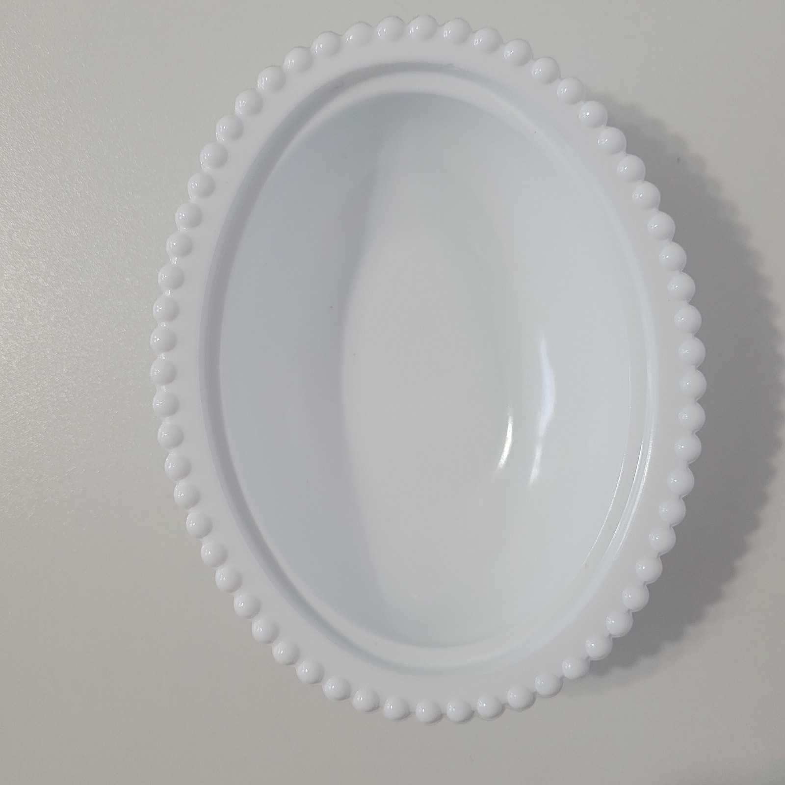 Vintage Indiana Milk Glass Hen Chicken on Nest Candy Dish White