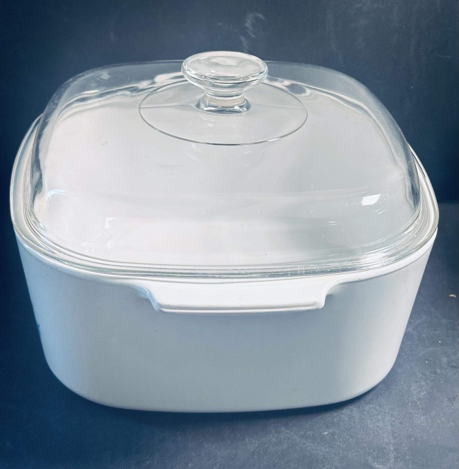 Vintage Corning Ware Blue Dusk 5 Liter Casserole Baking Dish A-5-B With Lid