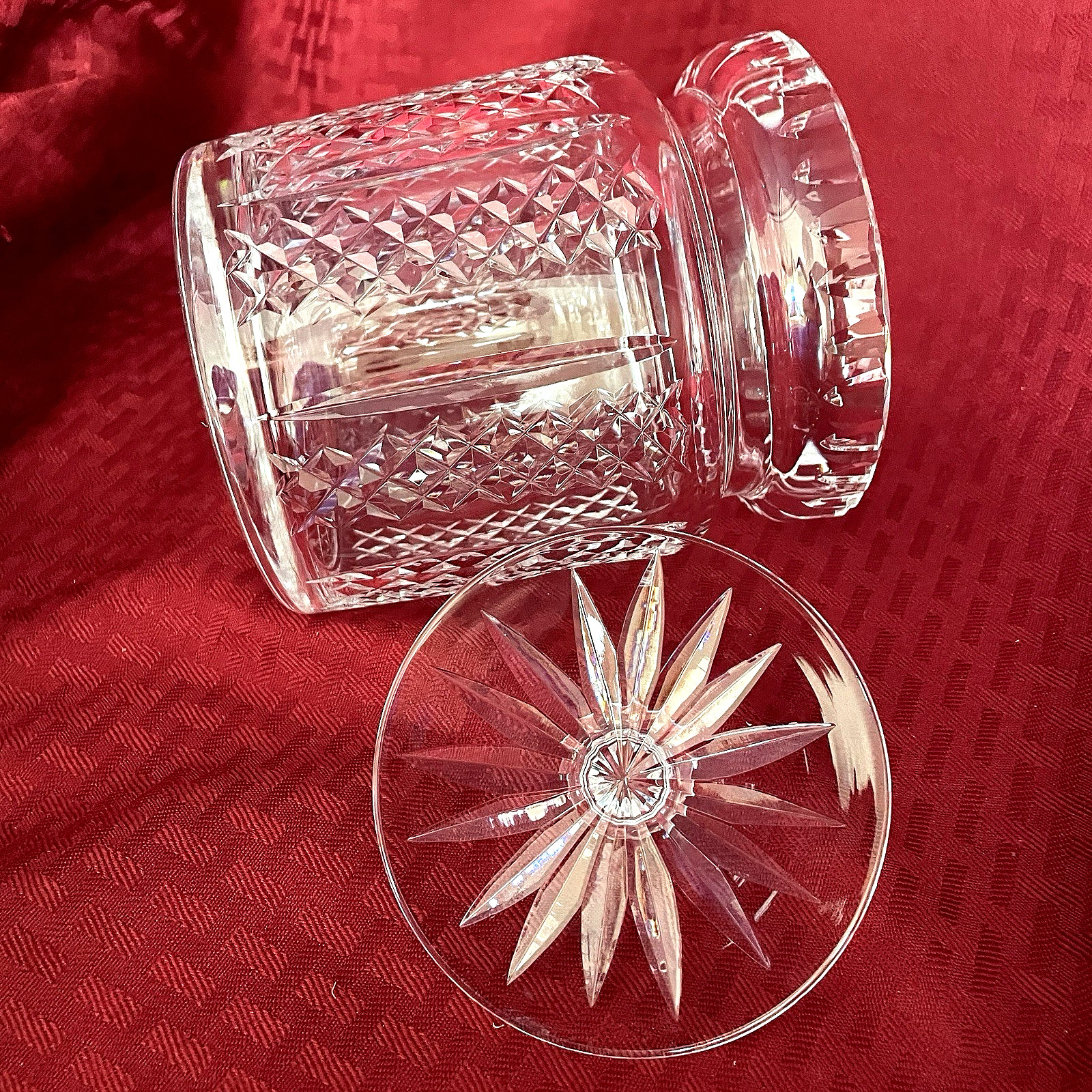 WATEFORD HIBERNIA BISCUIT JAR