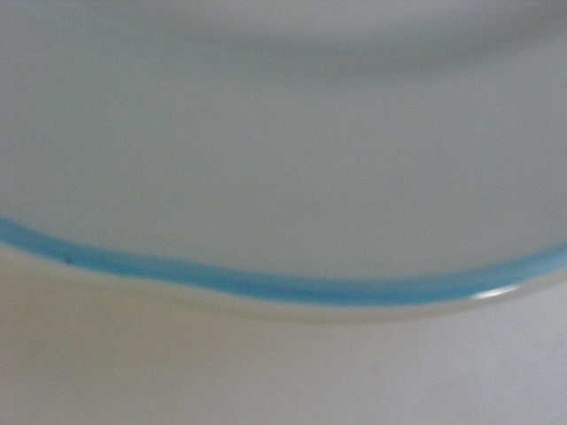 Homer Laughlin Dinner Plates 2 Best China Restaurant Ware Brown and Blue Band