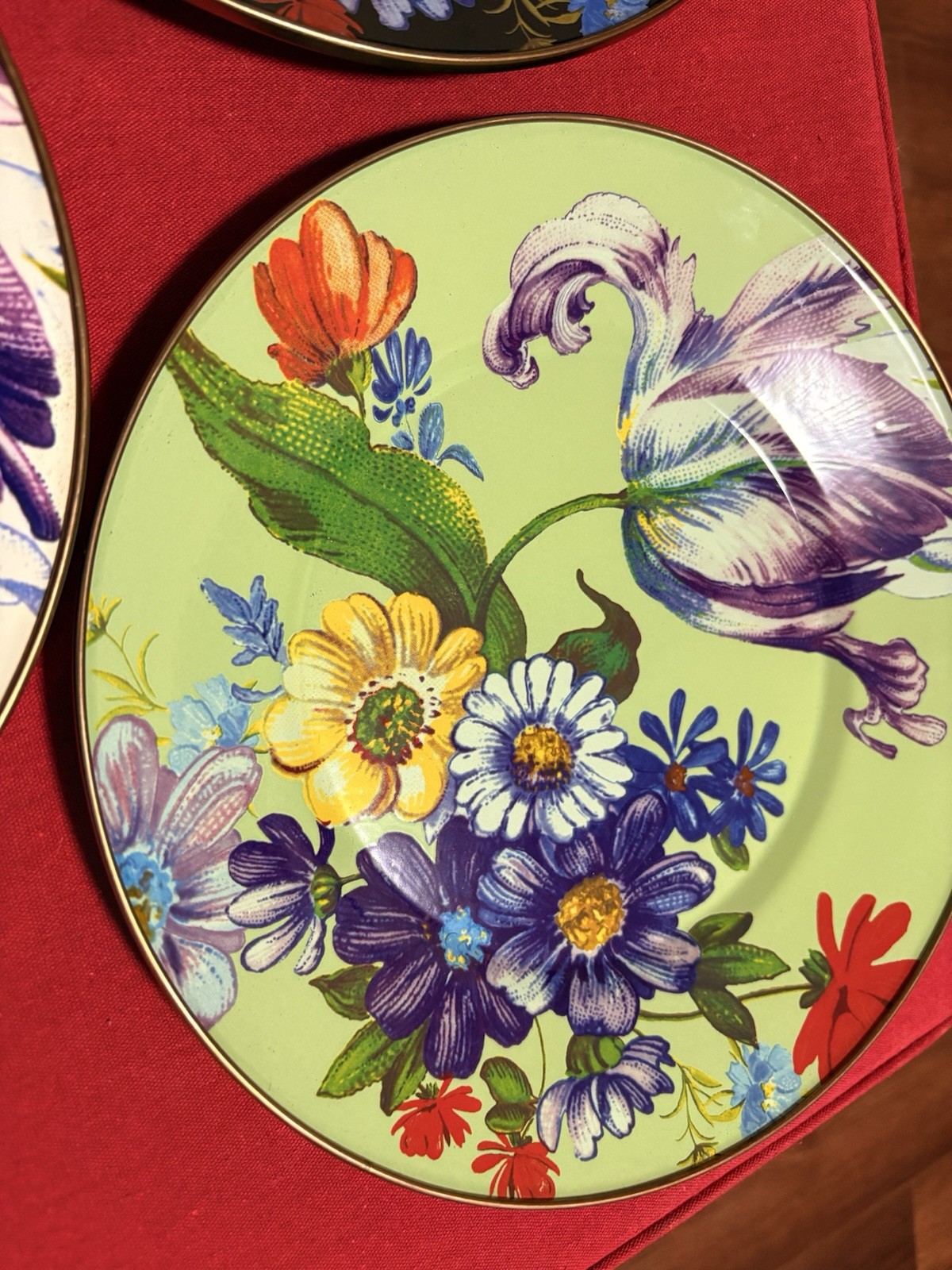 Mckenzie childs plates (3 )