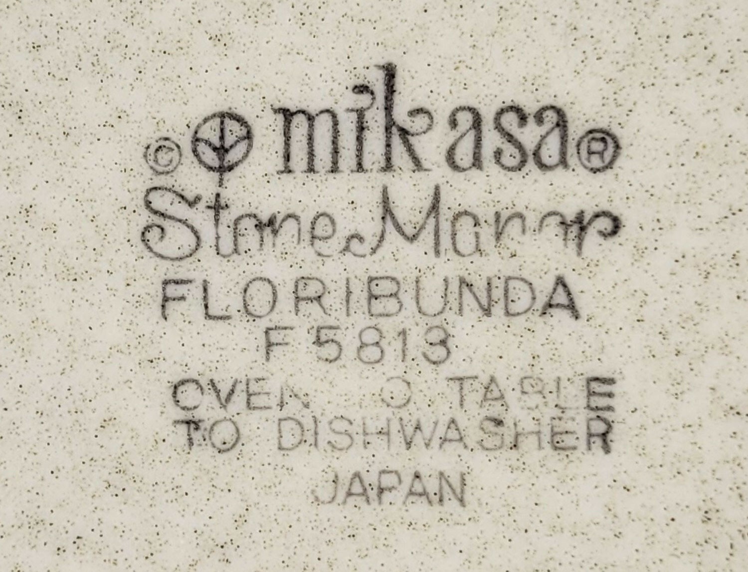 2 Vintage Mikasa Stone Manor Floribunda 6-1/2″ Saucer F5813 Very Good