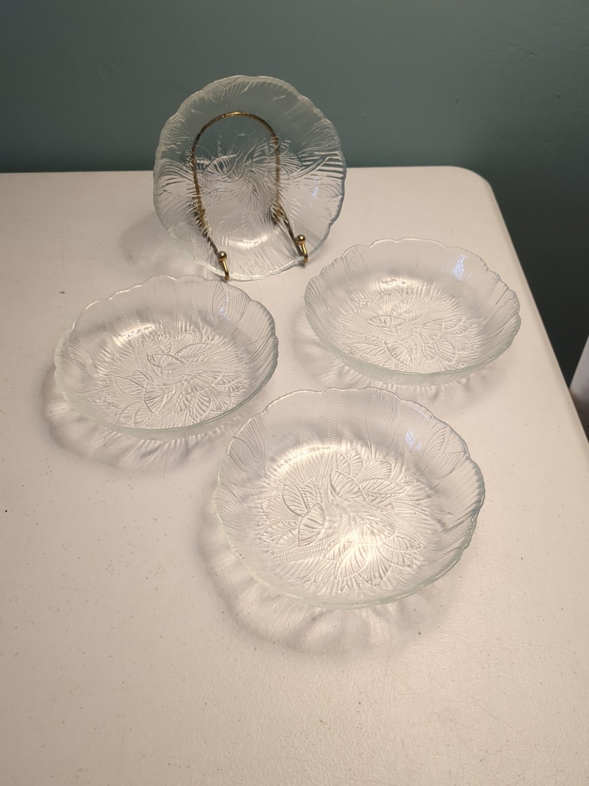 Set of 4 Arcoroc Crocus 5.75” Fruit Salad Soup Dessert Bowls France