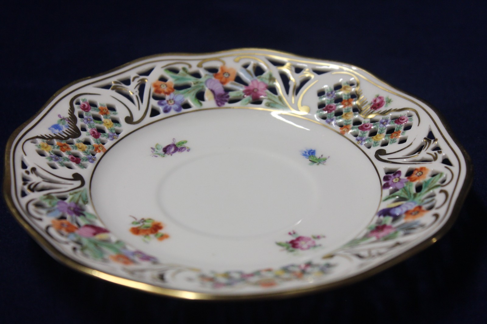 Schumann Bavaria Dresden Empress Chateau Flat Teacup & Saucer Set, 12 Sets Avail