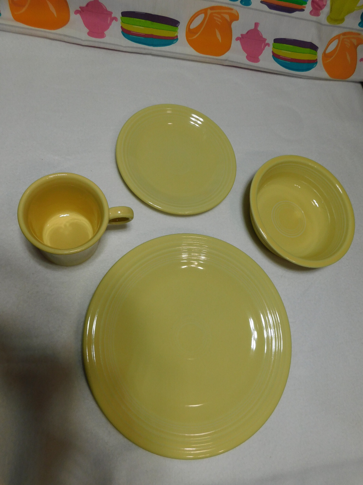 Fiesta Four Piece Place Setting Yellow