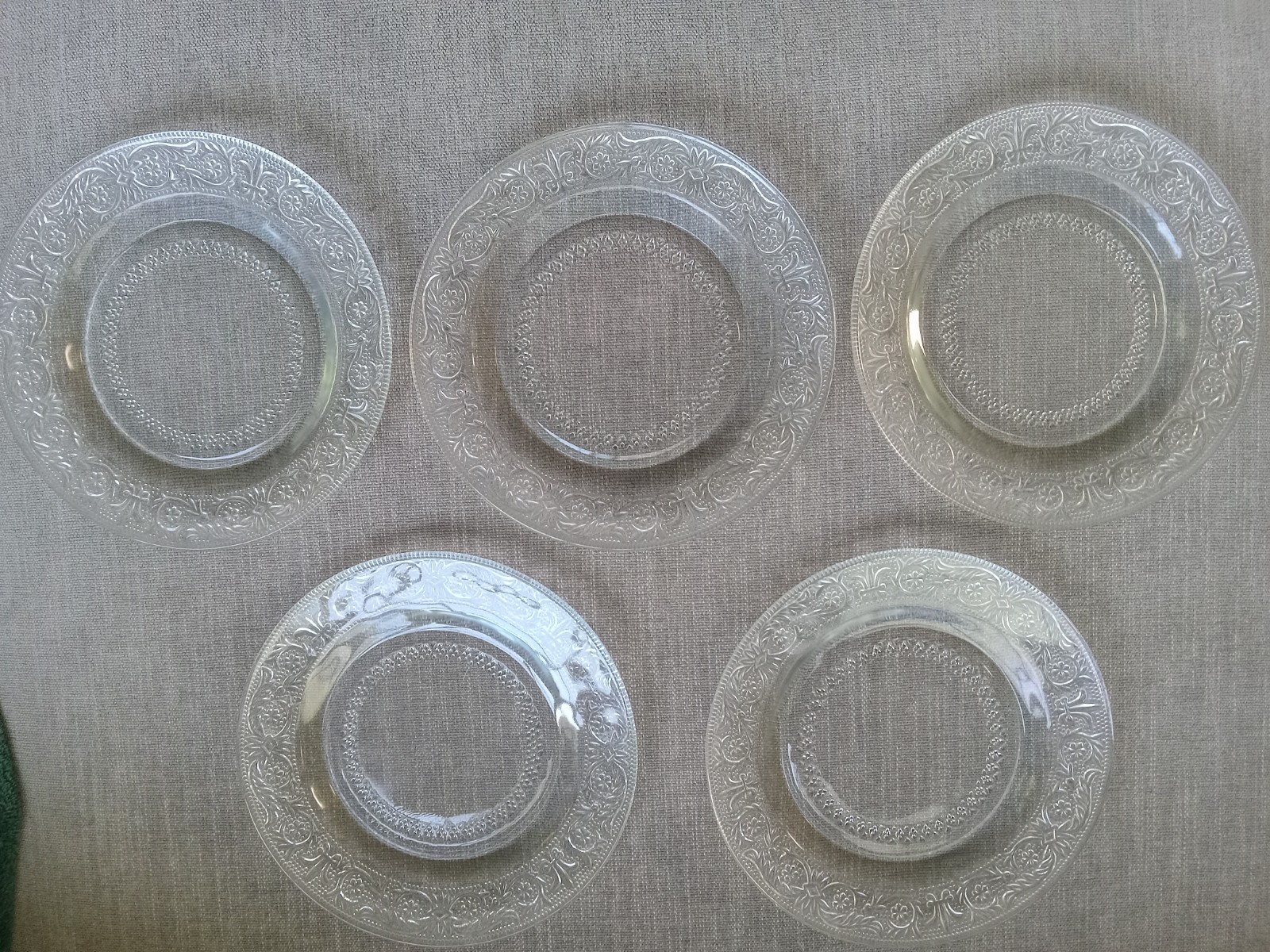 Vintage KIG Trellis 7 inch salad plate