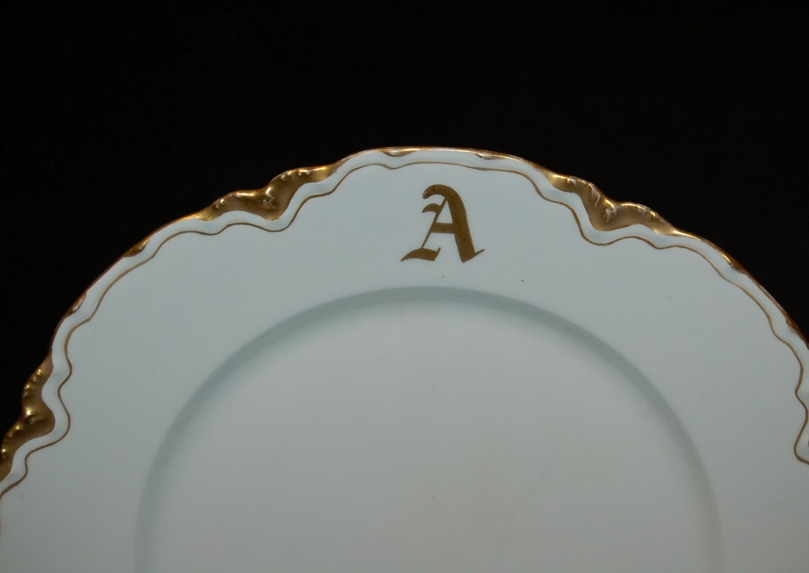 ANTIQUE Porcelain Large Plate LIMOGES Haviland Made in France 1905 Art Nouveau