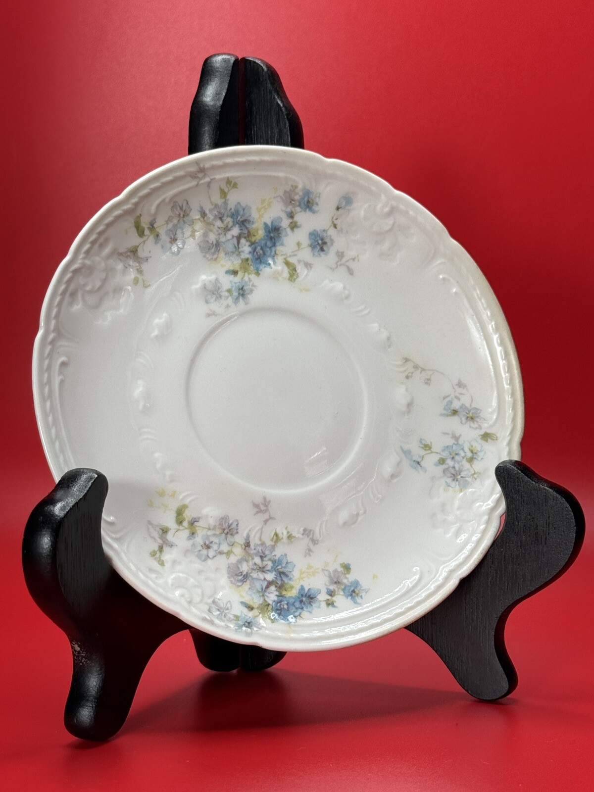 Antique Limoges Haviland France Hand-Painted Cup and Saucer Set, A.F. Wylie Mark