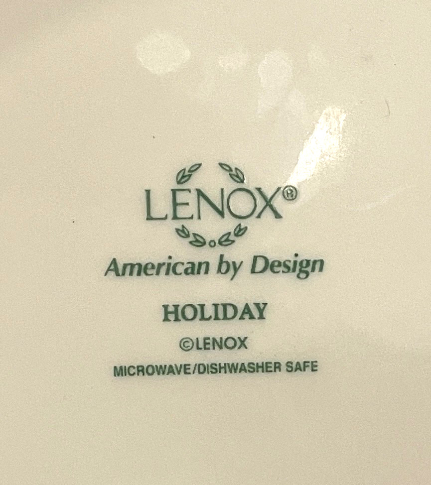 Lenox Holiday Inspiration Illustrations Sentiment Bowl Home for Holidays 7 1/8″