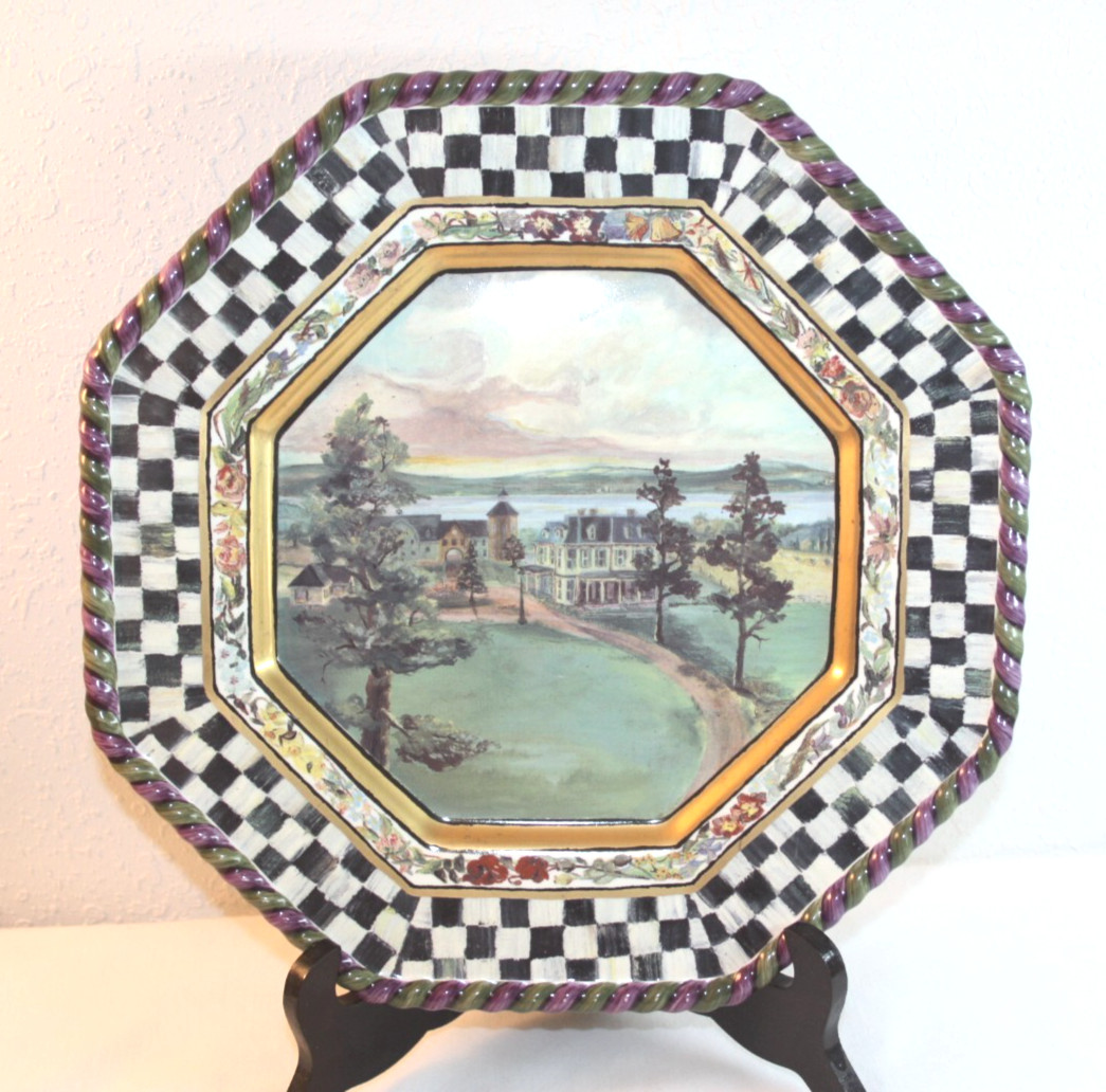 MacKenzie Childs Ltd. – MacLachlan Second Edition – Dinner Plate 11 3/4″