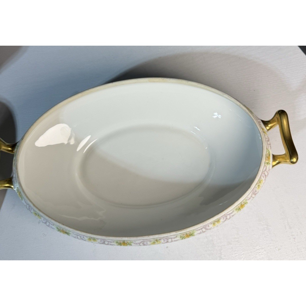 ATQ Limoges Elite Works Bawo & Dotter BWD647 Oval Covered Vegetable Server 12″