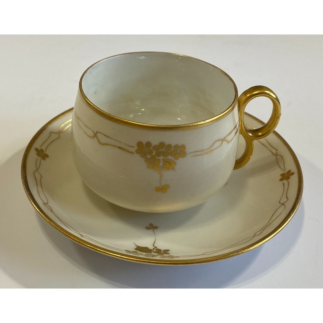 Vintage Dishes 2 Salad Plates, 2 Bread Plates, Teacup & Saucer Set Bavaria Japan