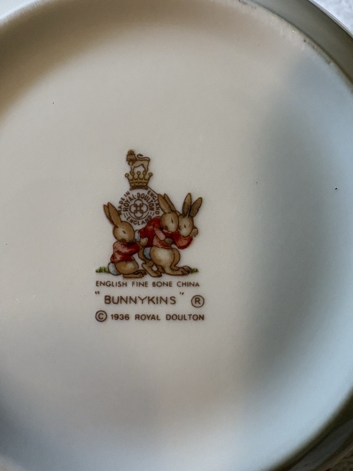 Royal Doulton Bunnykins Child’s 3 Piece Set Plate, Bowl, Mug Fine Bone China