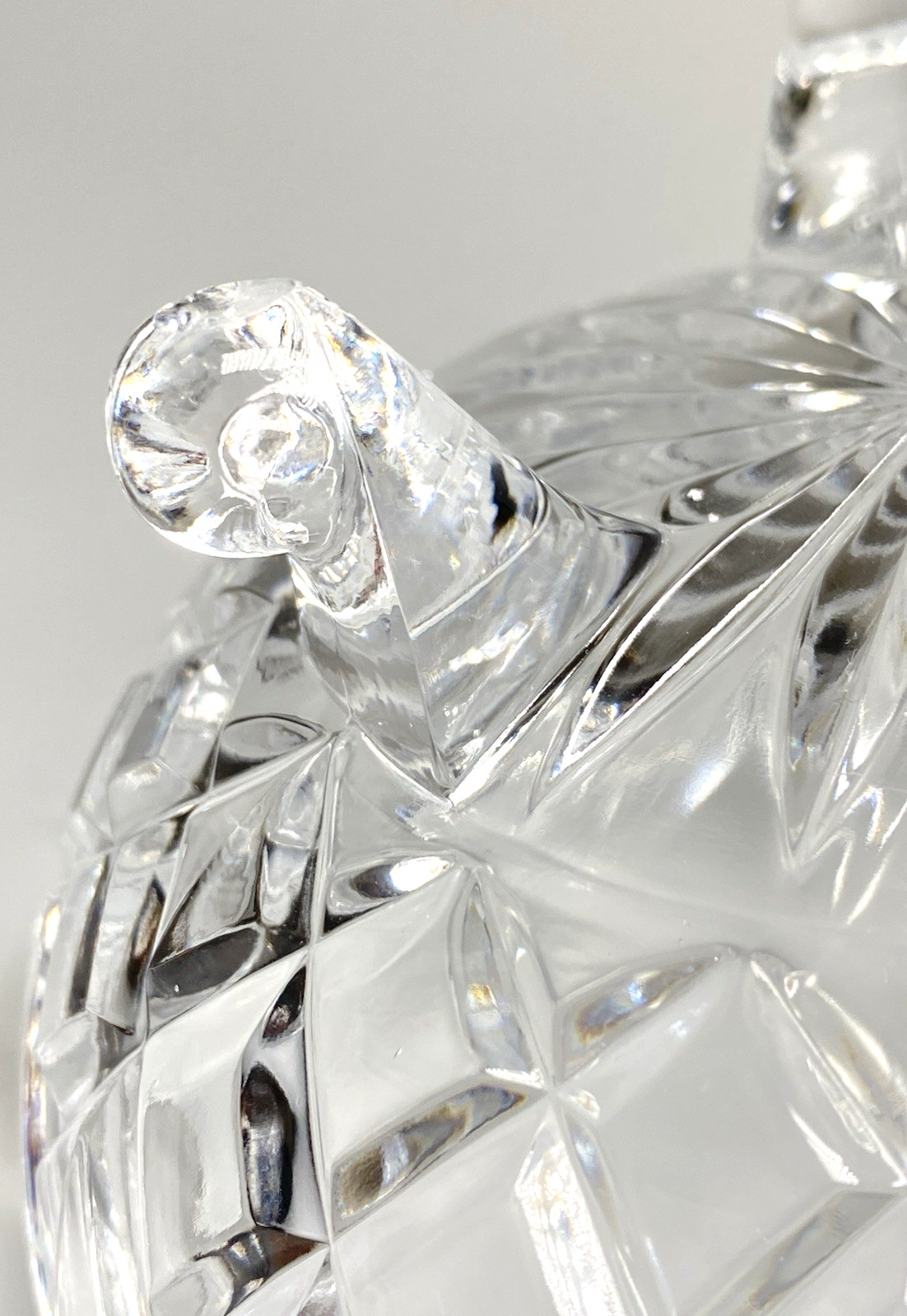 Pretty Three Footed Lead Crystal/Glass? Candy Dish/Bowl