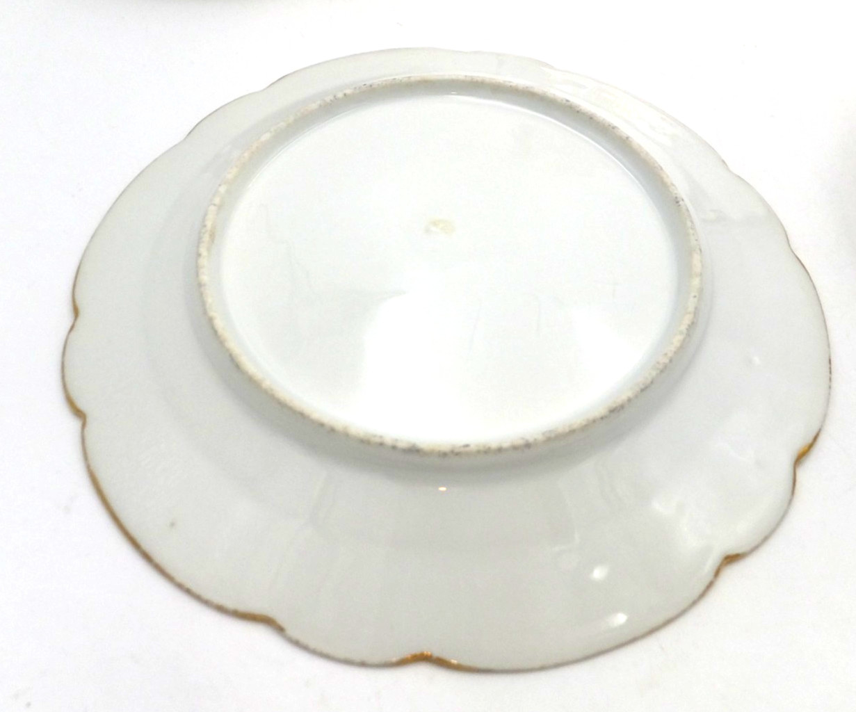 Haviland & Co. Limoges Plates, 7 1/2 inches, Florals, Gold Gilt, Set of 5