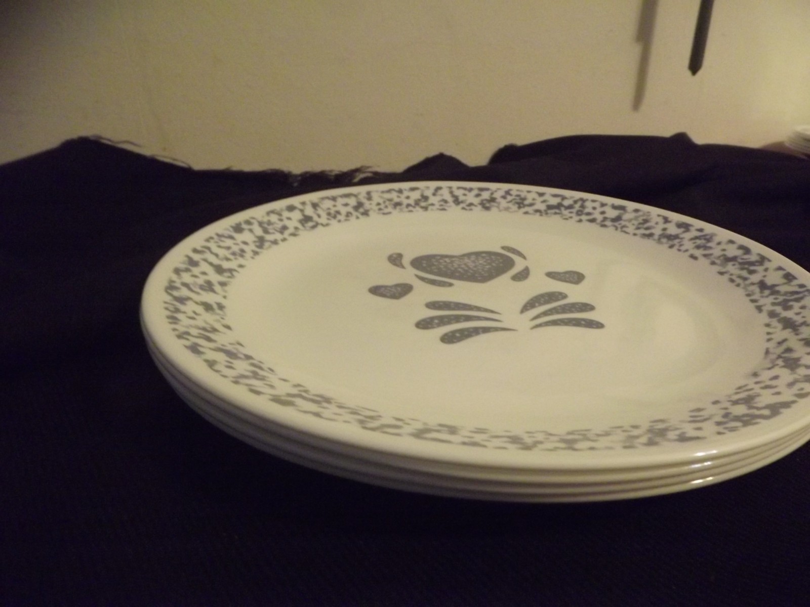 CORELLE CORNING BLUE HEARTS choose plates or bowls