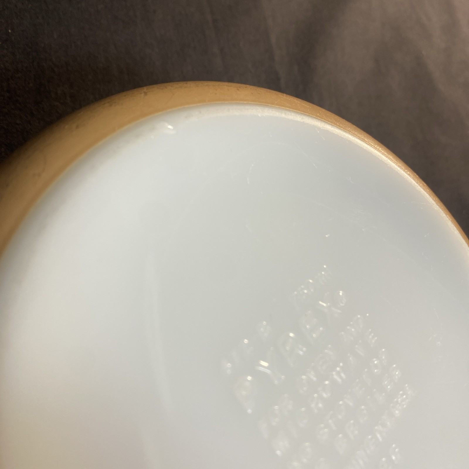 2 Vtg Pyrex Woodland 6” Casserole Dishes W/ Lid-Brown & Tan 2.5”/2”(472-B/471-B)