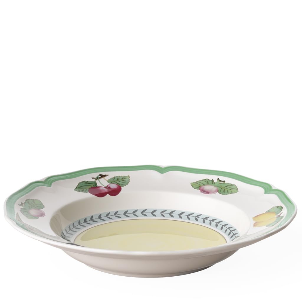 Villeroy & Boch Soup Plate French Garden Fleurence 9 in White/Multicolored