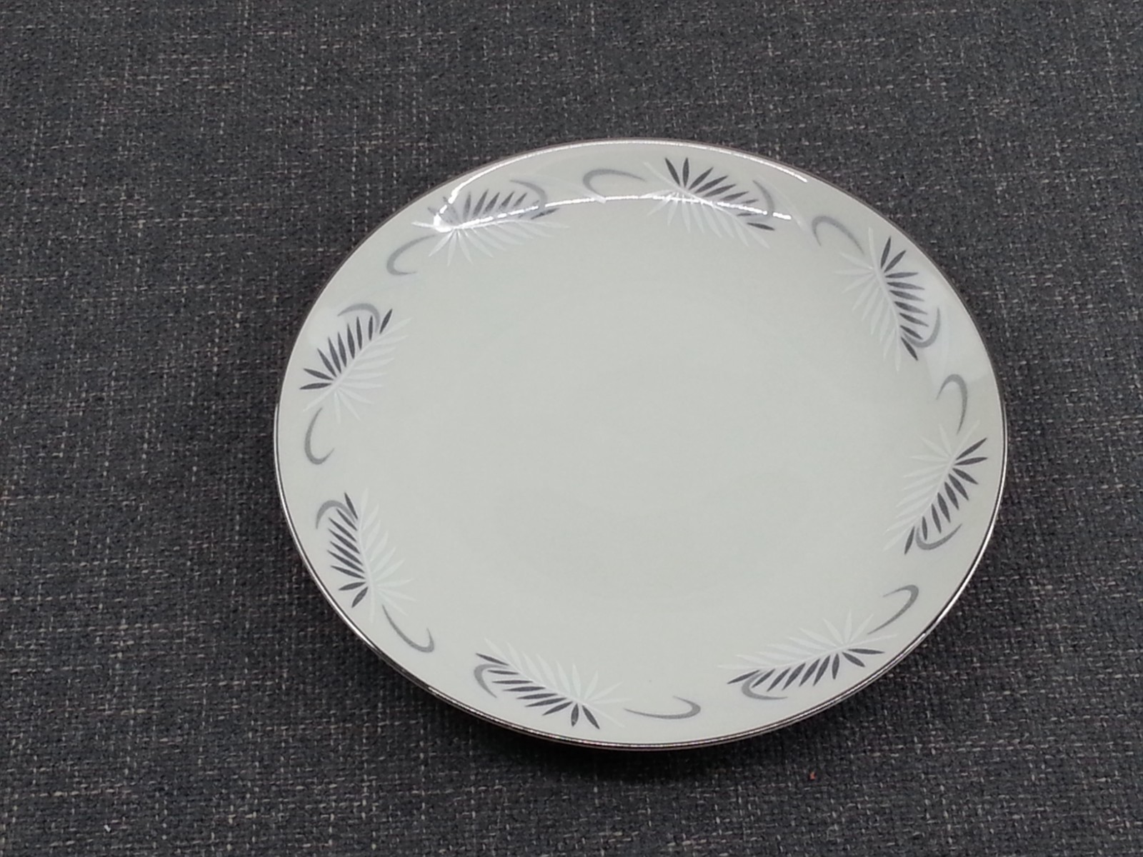 2pc Flintridge China Continental White Round Oval Serving Platter