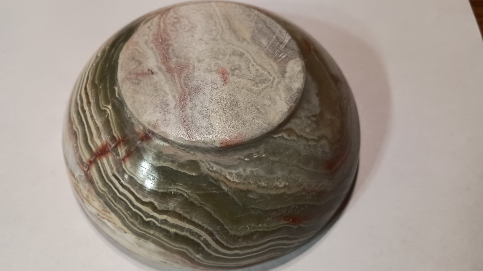 Green Onyx Bowl 5 in