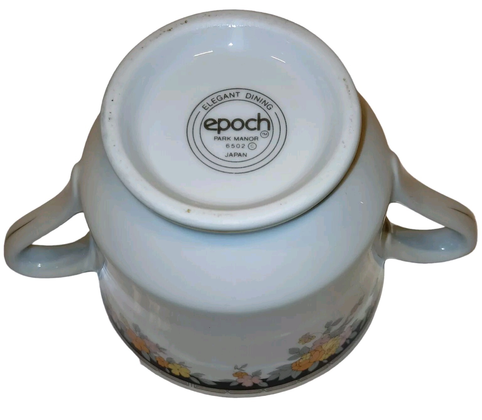 Epoch Elegant Dining Creamer & Sugar Set in Park Manor Pattern #6502
