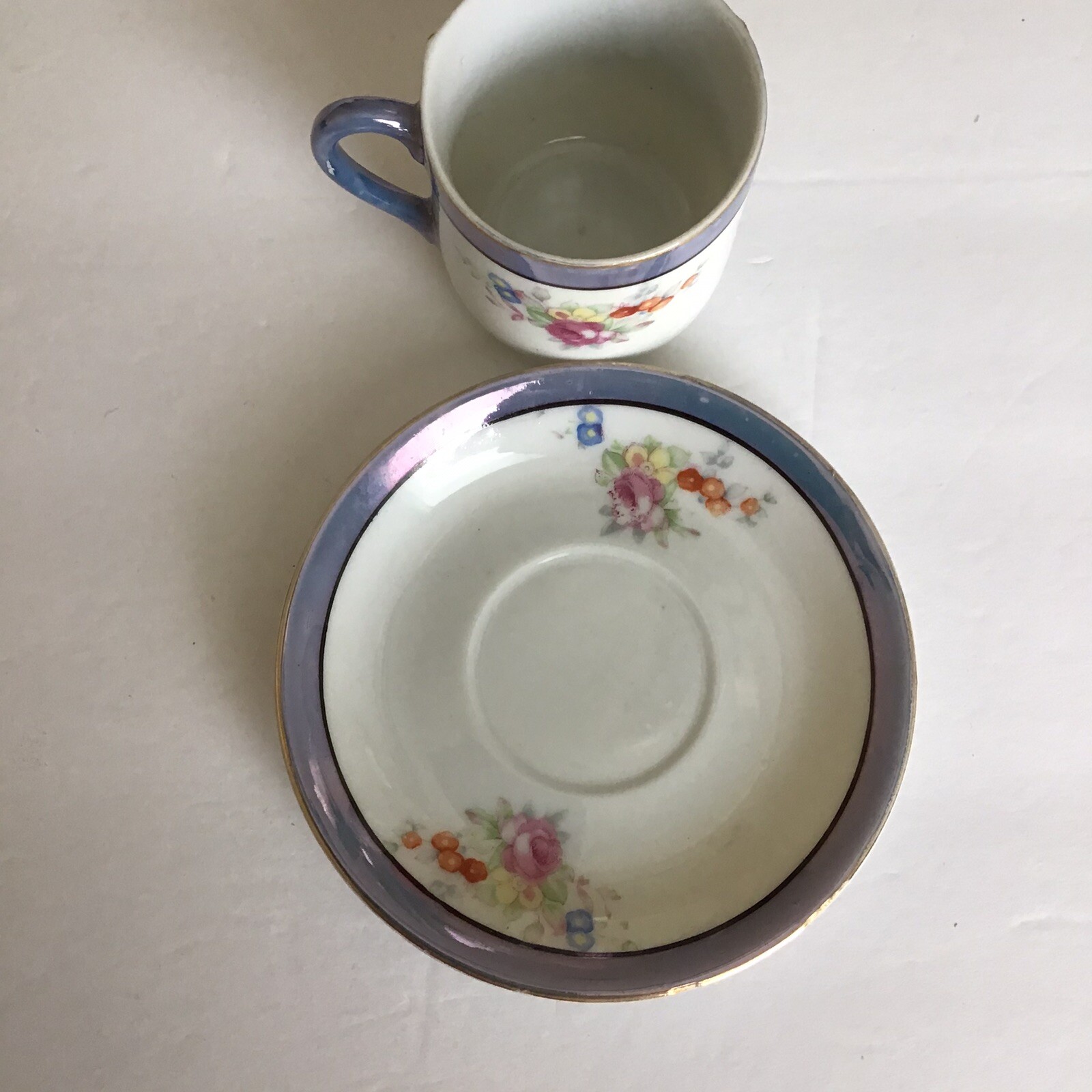 Vtg SGK Delicate Tea Cup And Saucer Made In Occupied Japan