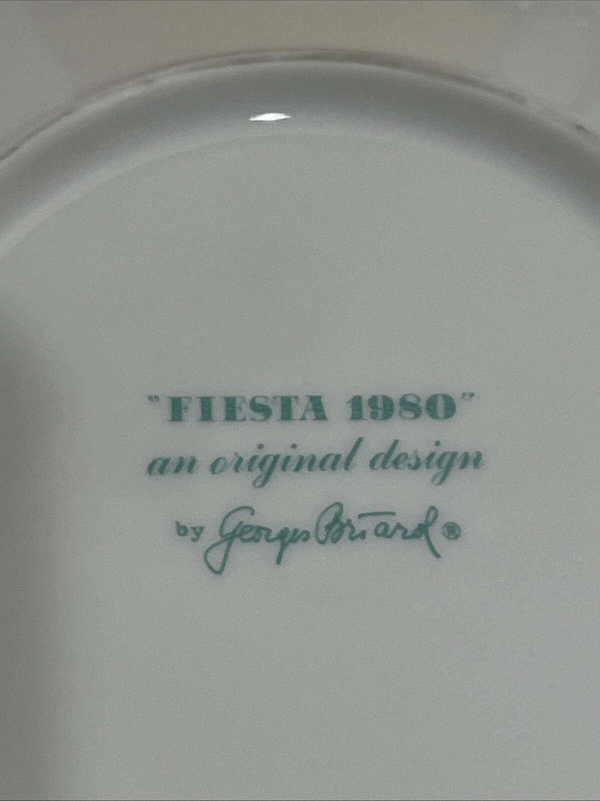 RARE! FIESTA 1980 BY GEORGES BRIARD Set Of Cup And Saucer 6 Oz Mid Century