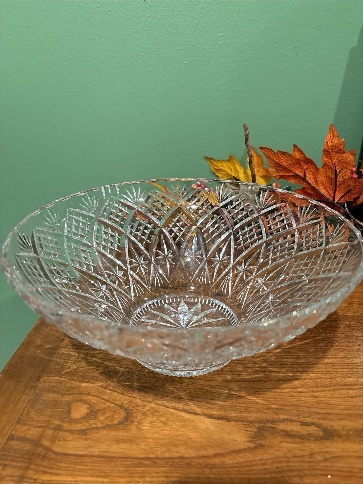 Beautiful Waterford Sculptured Crystal Large Flared Bowl Limited Edition 293/500