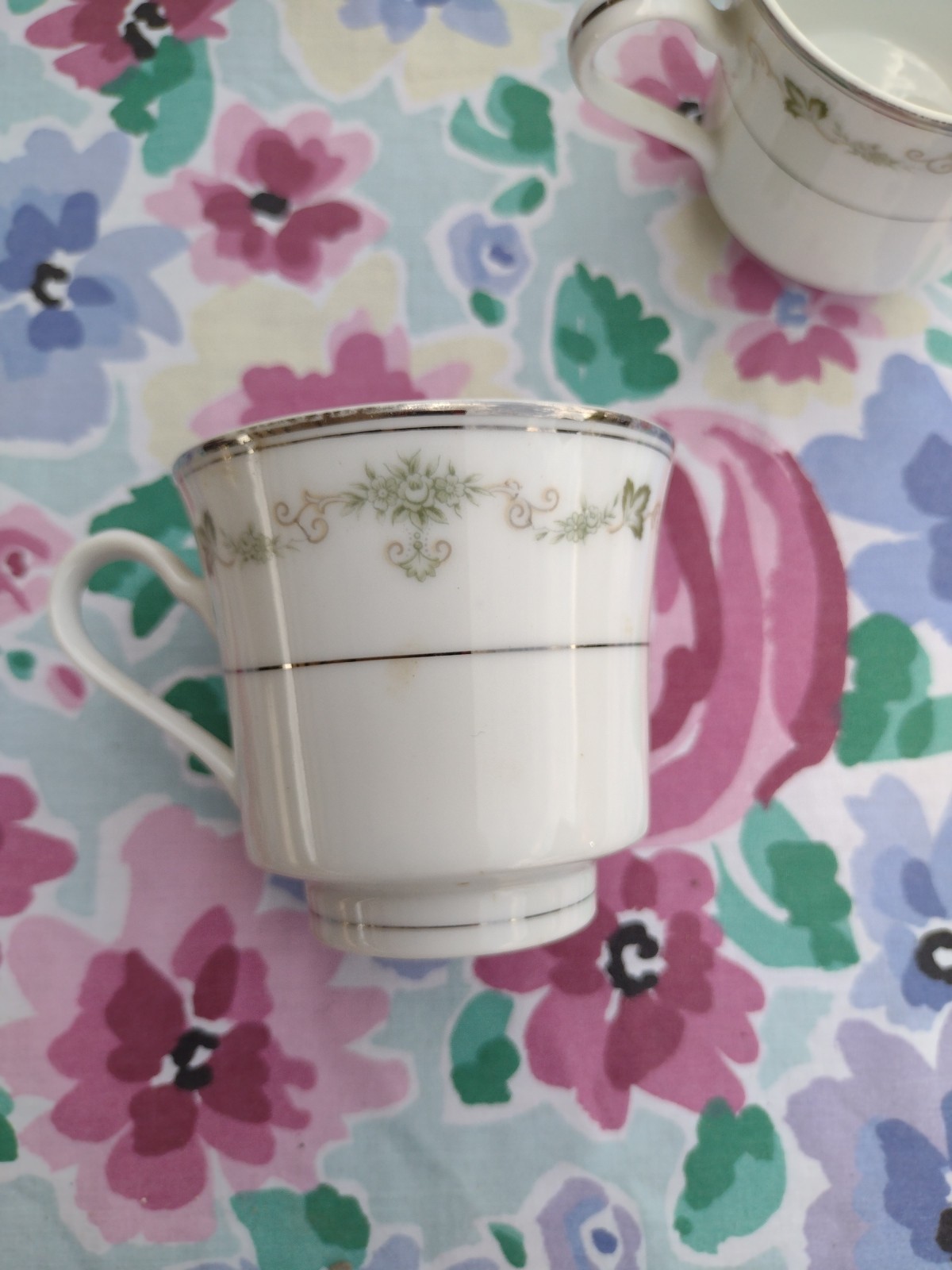Four Piece Set M China From Japan Pattern Karen Ware Including Serving Platter