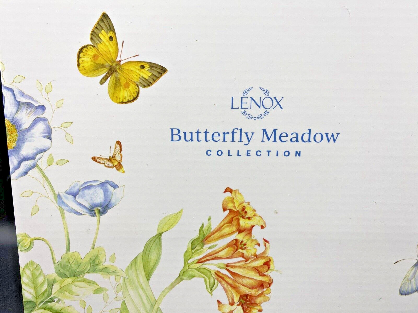 LENOX Butterfly Meadow 8 3/4″ PASTA Soup Salad 20oz BOWLS (SET OF 4) NEW in BOX