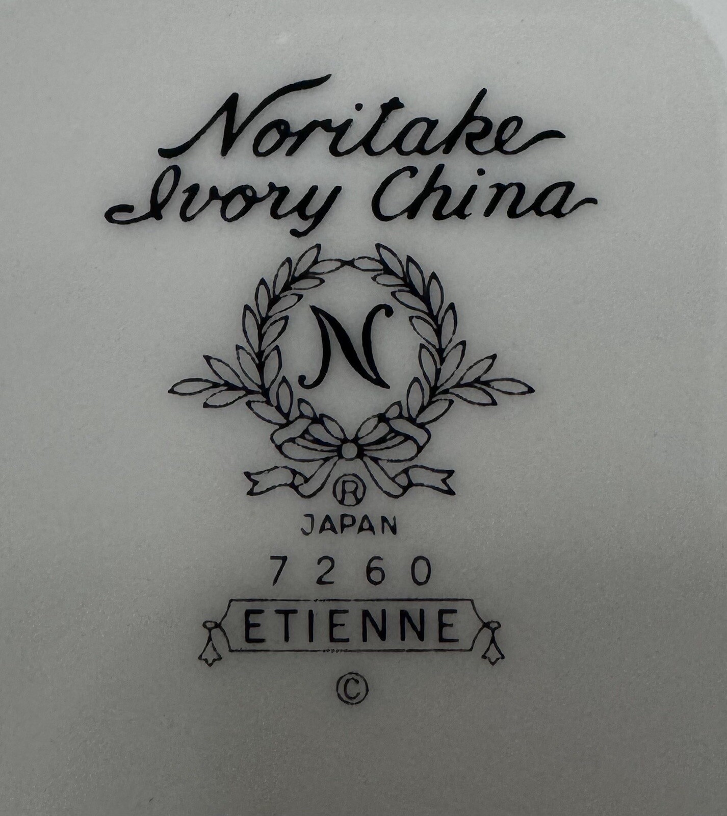81pc NORITAKE IVORY CHINA ETIENNE 7260, TWELVE 6 PIECE PLACE SETTINGS JAPAN MINT