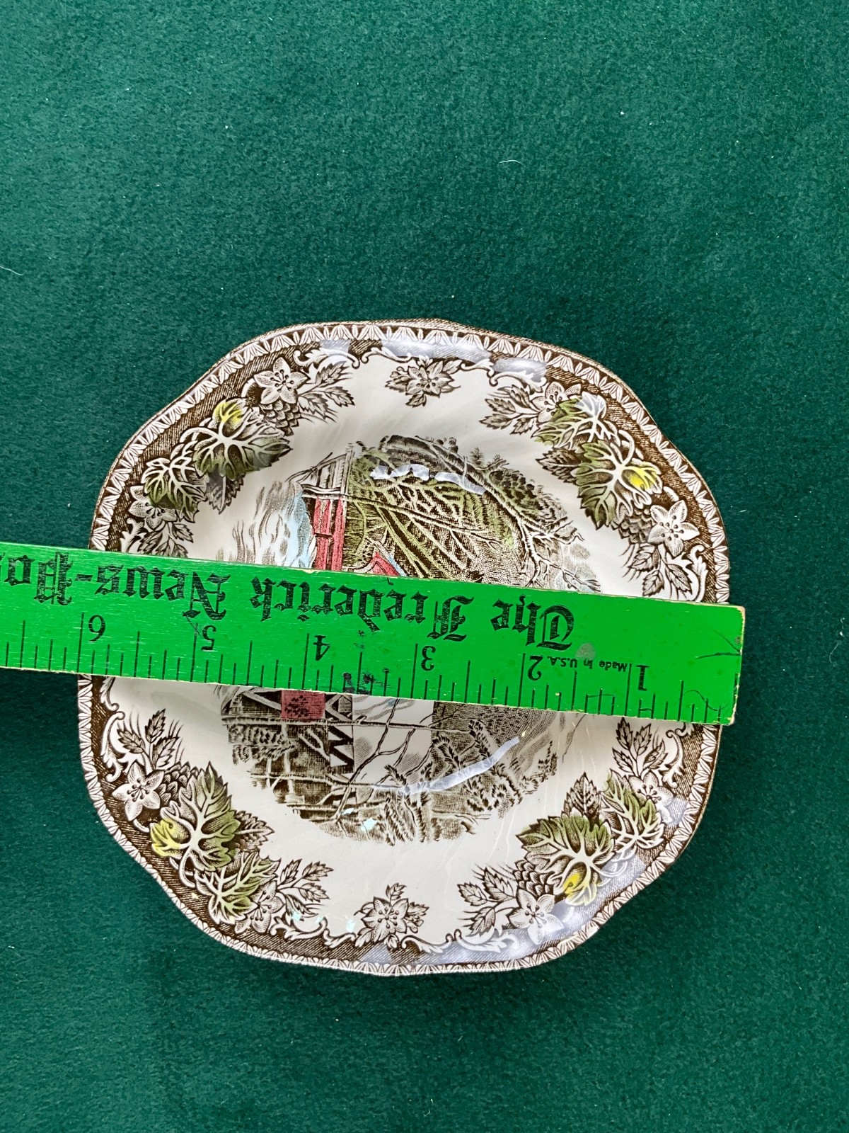 Johnson Bros Friendly Village Covered Bridge 6” Cereal Bowls Set of 4 England