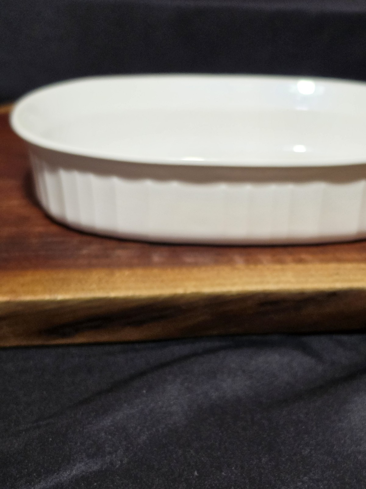 Corning Ware F-15-B French White Oval Baking Dish 15 oz – JL541 No Lid Vintage