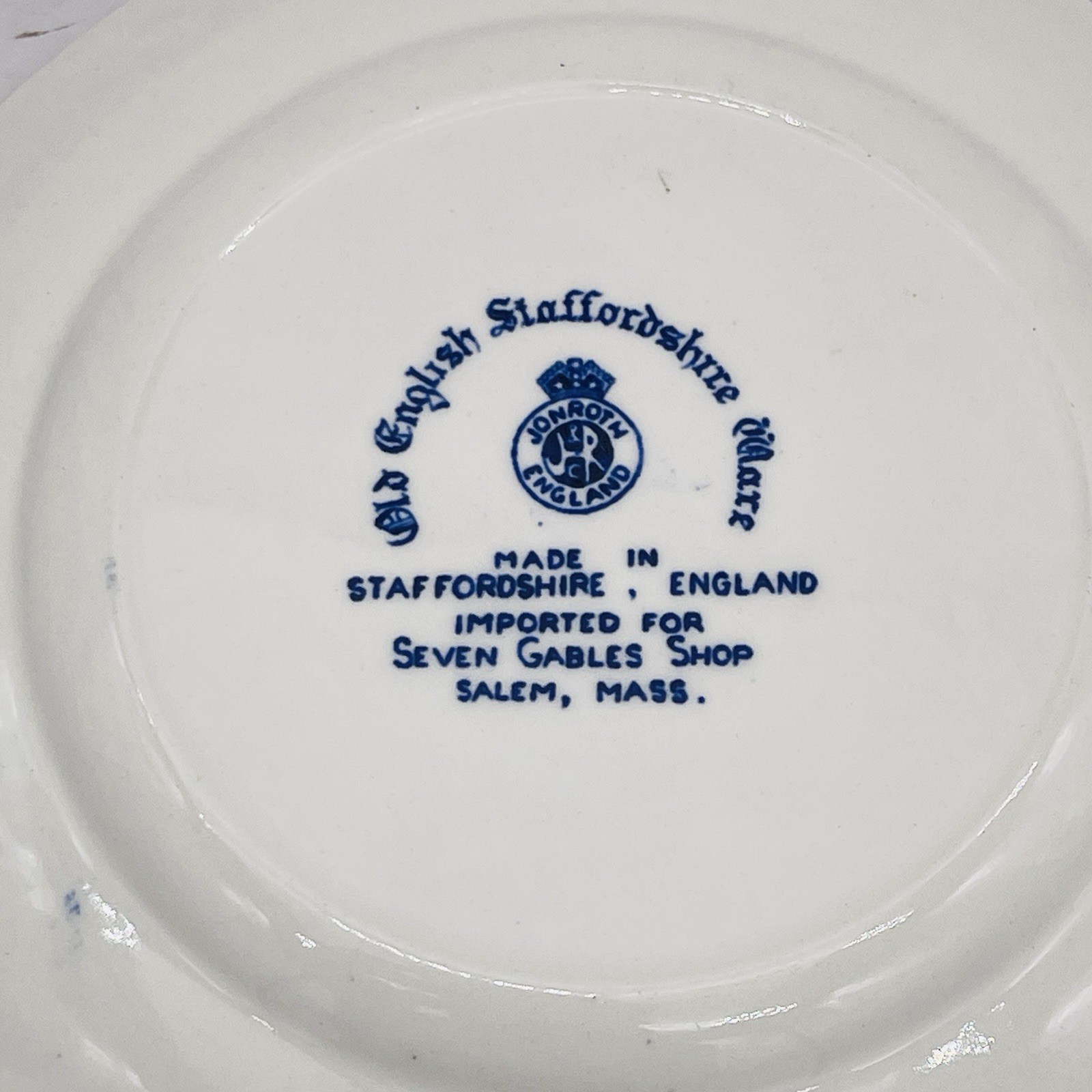 Set of 13 Vtg Atq Blue & White Plates Wall Collage Display Decor Mostly England