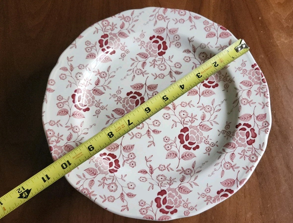 Set Of 5 Royal Staffordshire Heirloom Ironstone J&G Meakin 10.25”Dinner Plates