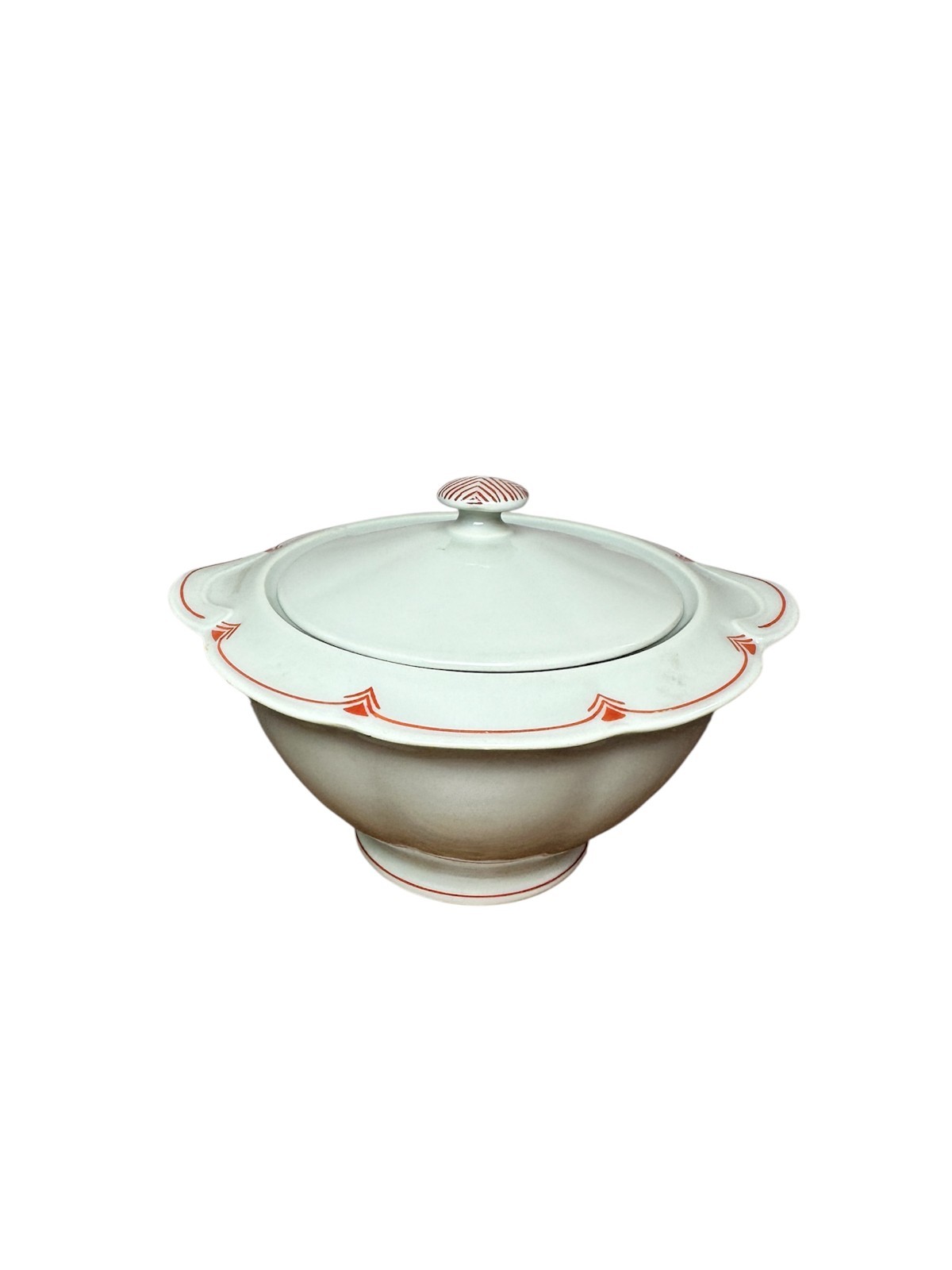 Antique Theodore Haviland Limoges Suzanne Lalique RARE Sugar Bowl Art Celadon