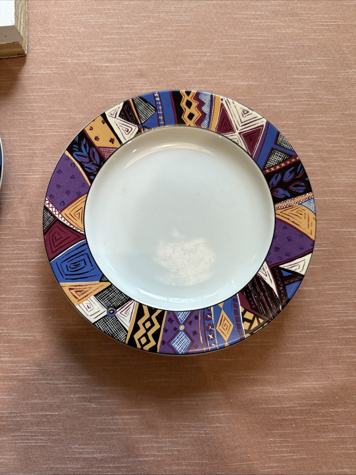 Sakura Masquerade Salad Plate Made In Indonesia 1992