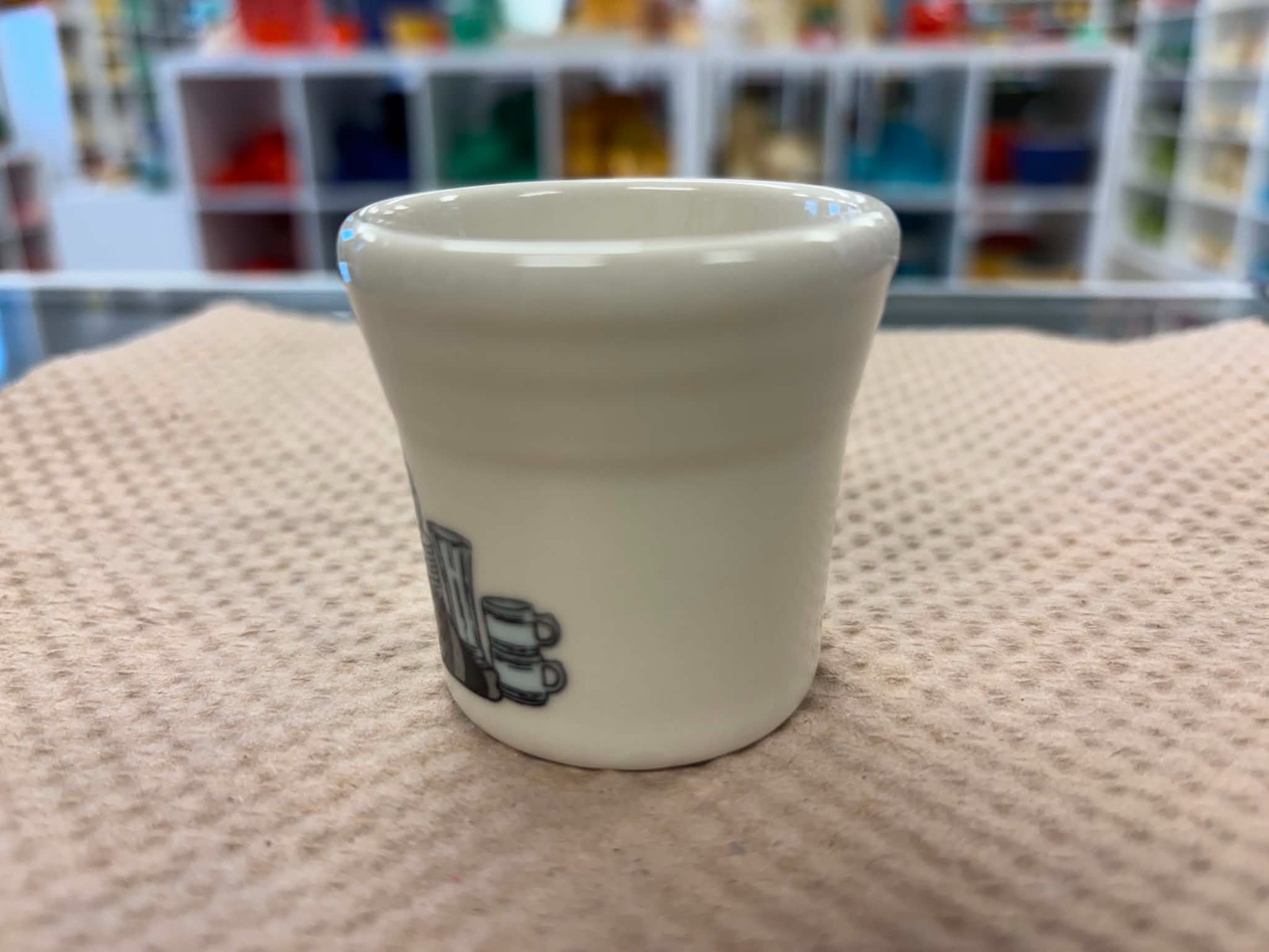 Fiesta HLCCA 2026 Dish Camp Cute Raccoon Shot Glass FTC Exclusive Linen