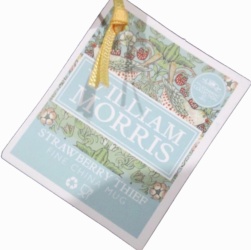 NEW! William Morris- Morris & Co STRAWBERRY THIEF- Coffee/Tea Mug Cup-CHOOSE QTY