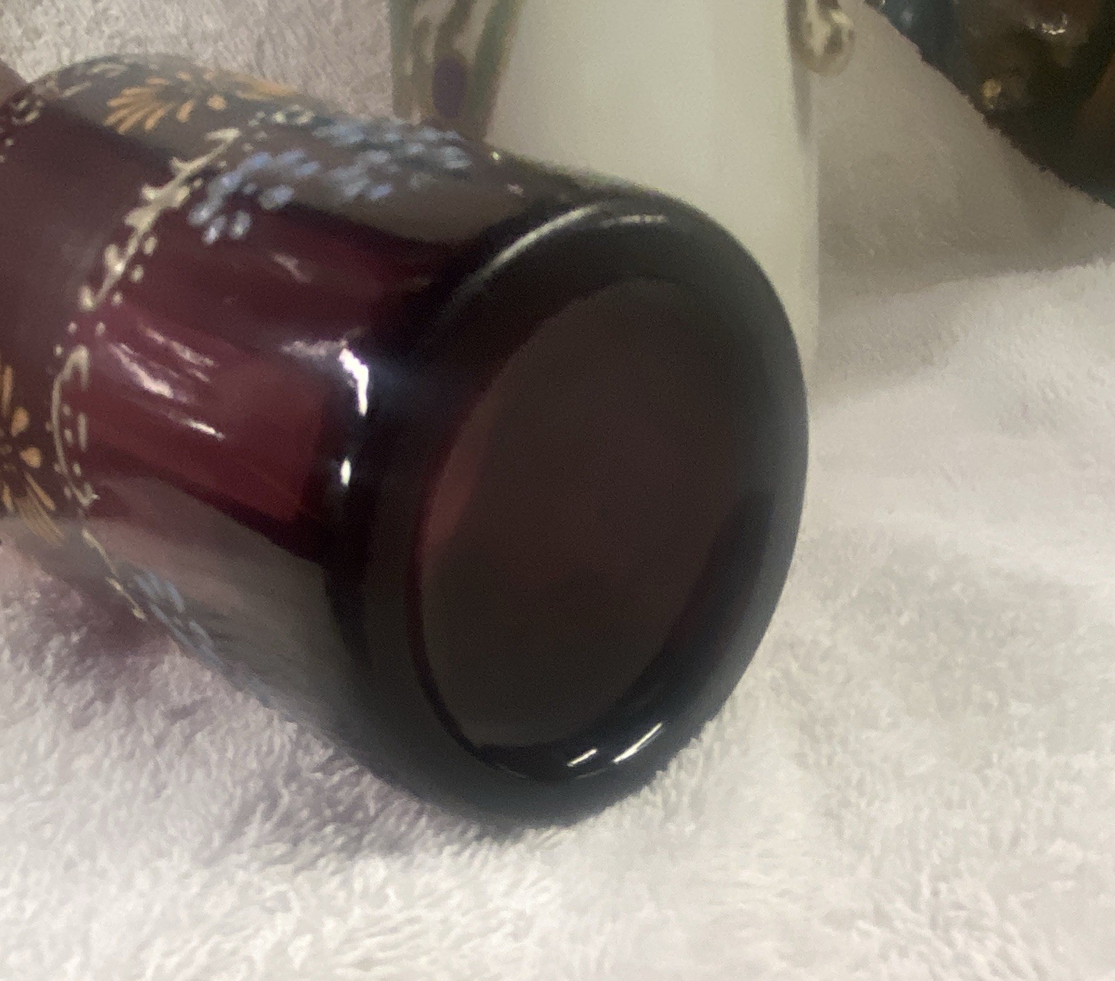 Northwood Amethyst Pitcher With 1 Glass