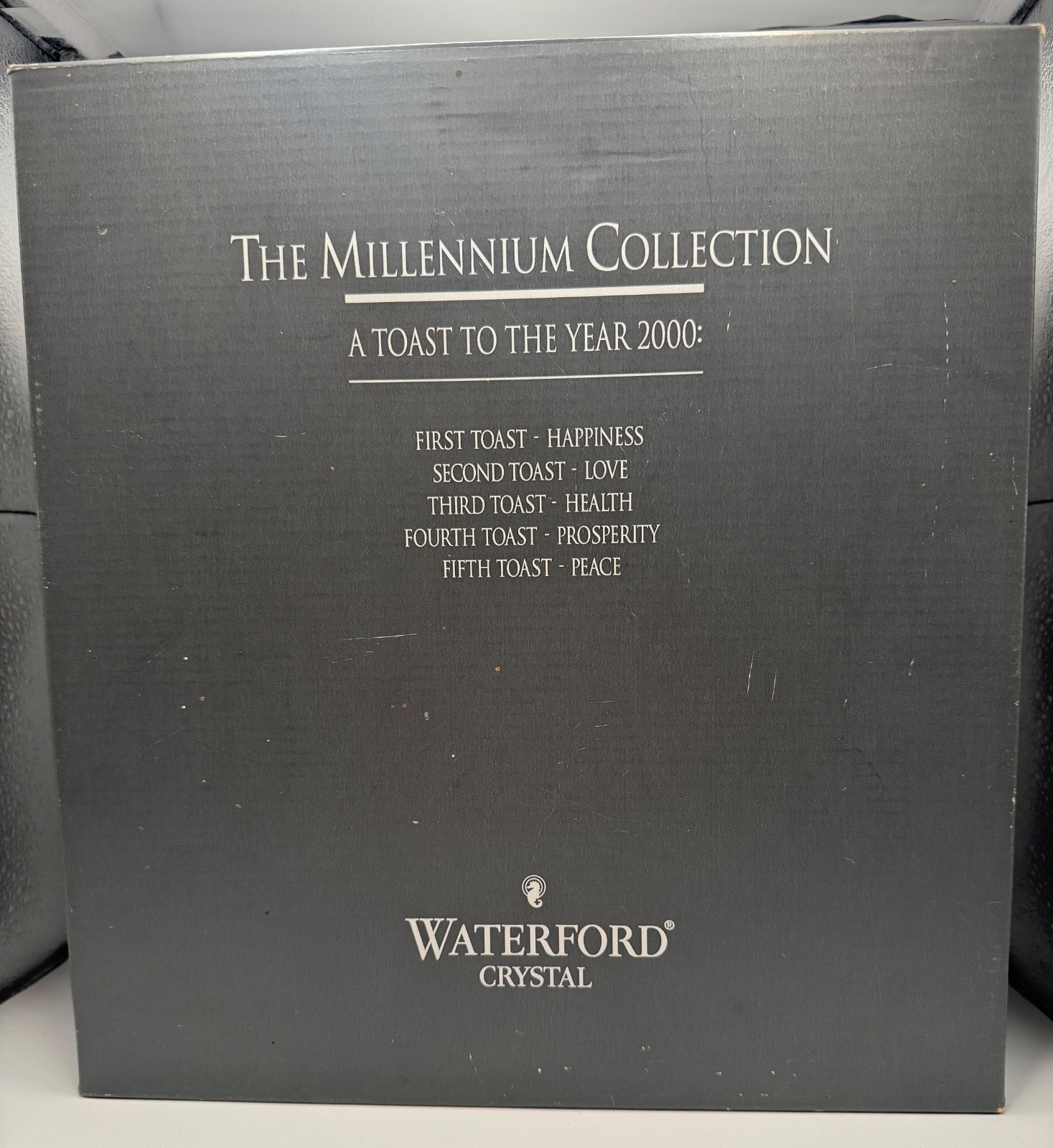 WATERFORD CRYSTAL THE MILLENNIUM COLLECTION FIRST TOAST-PEACE