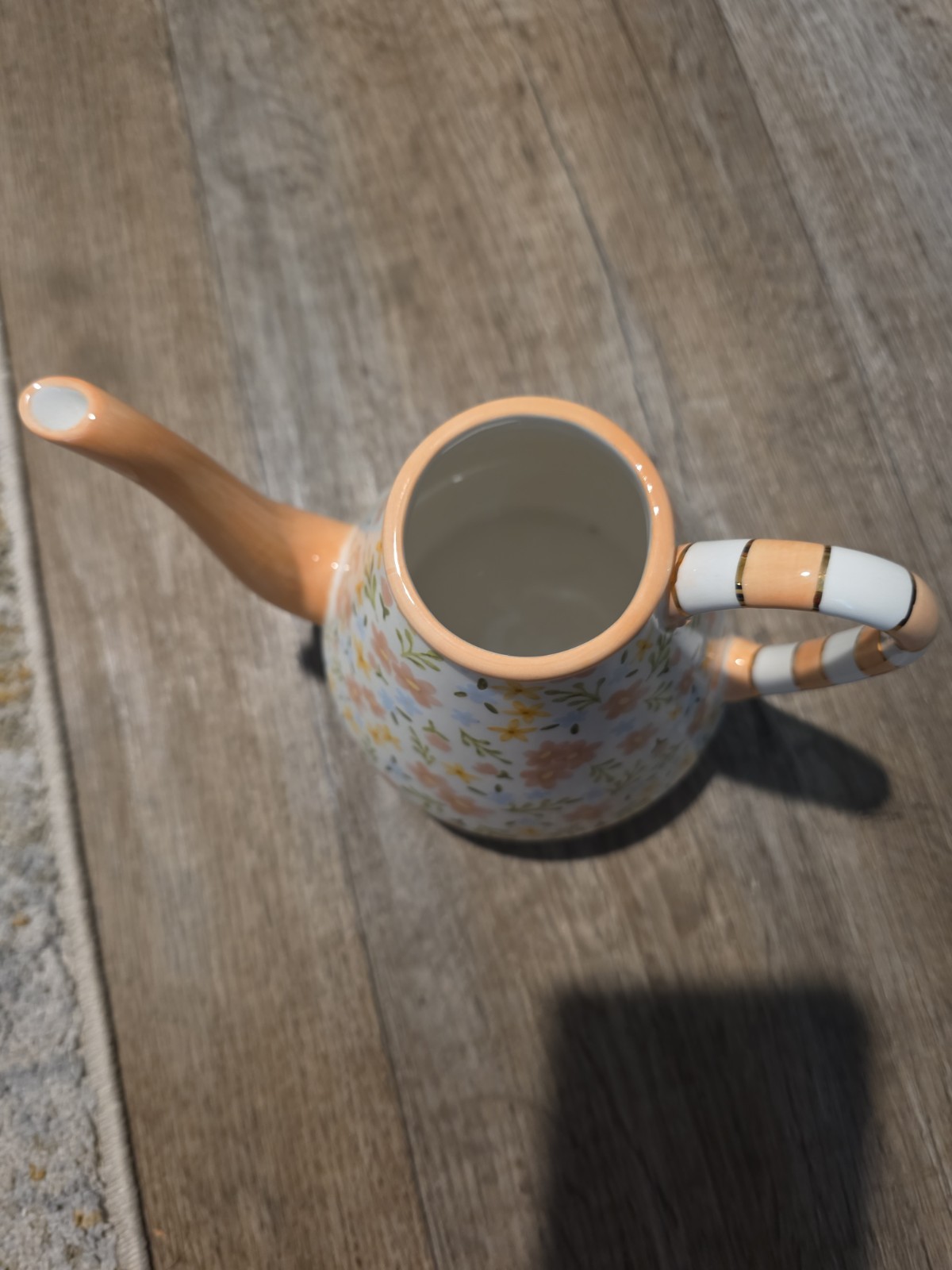 MacKenzie-Childs Posie Patch Ceramic Teapot