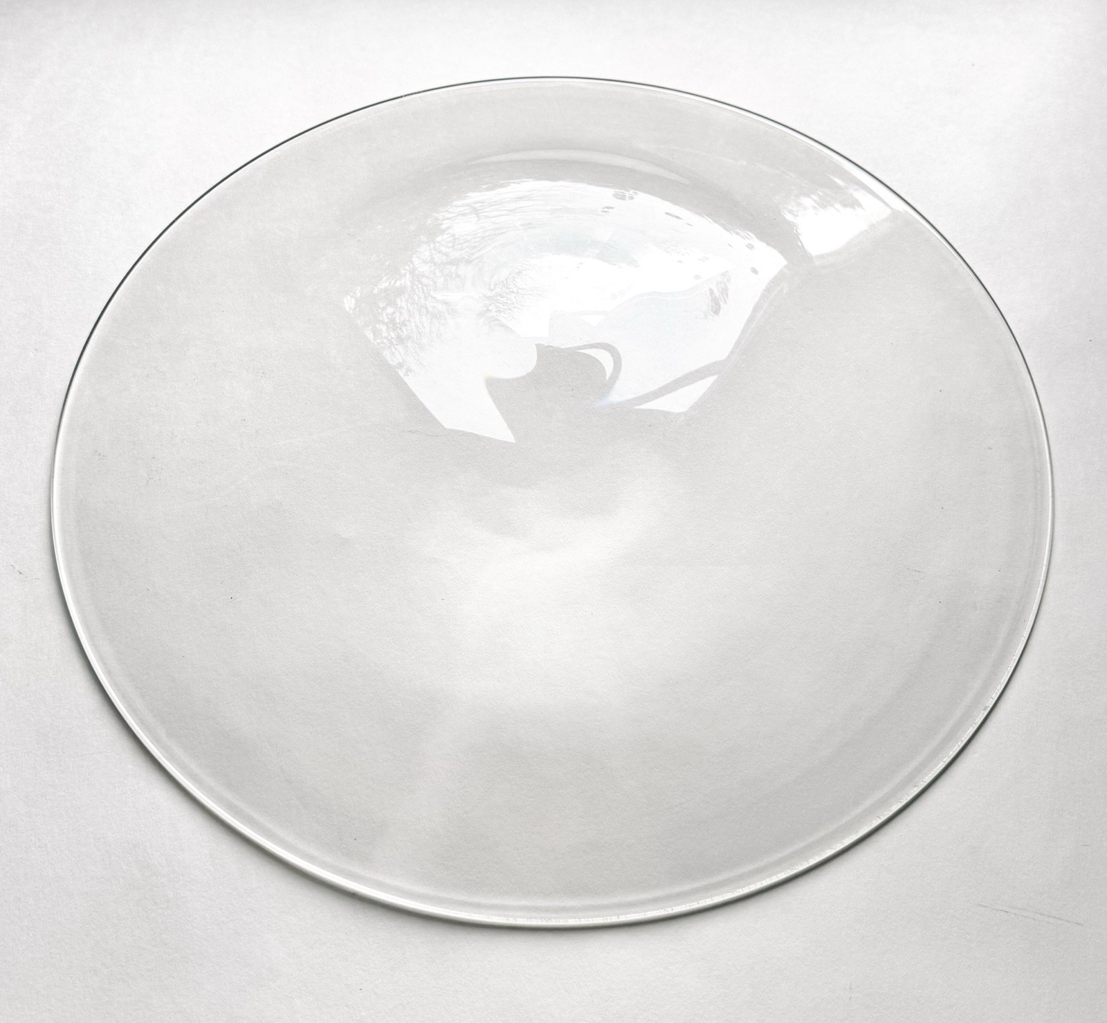 Huge Vintage Steuben Glass Minimalist Centerpiece Bowl 15.5 In. Rare Design MCM