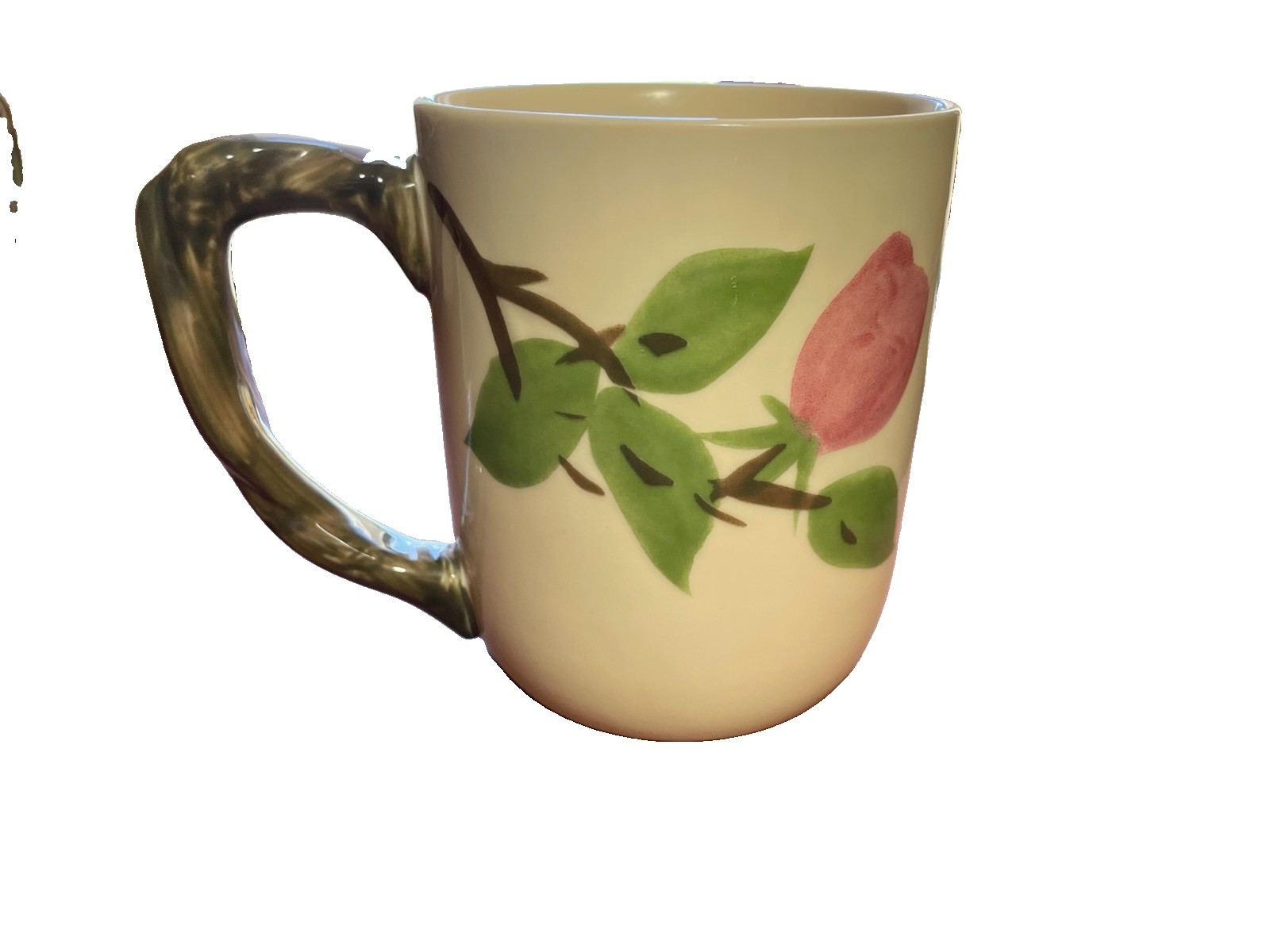 Franciscan Desert Rose Set of 4 Grand Mugs Twisted Vine Handle