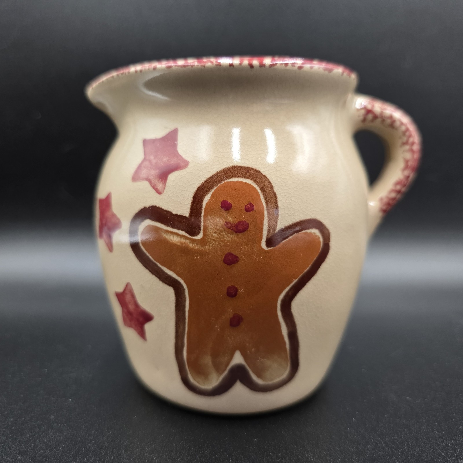 Loomco Gingerbread Creamer 4.25″ Holiday Replacement Pitcher