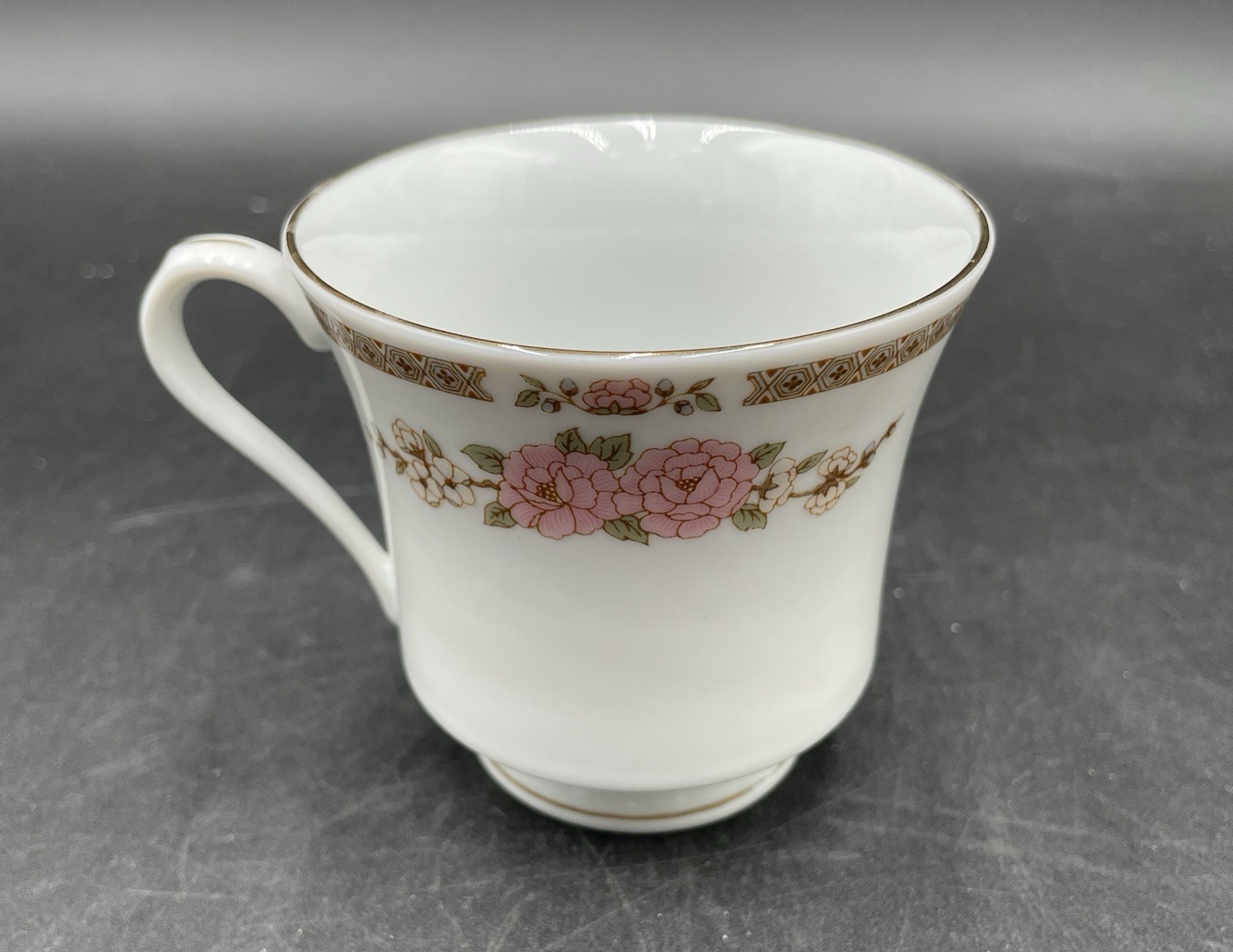 Fairfield Fine China Floral Mist Teacups With Gold Trim – Set Of 6 !!!